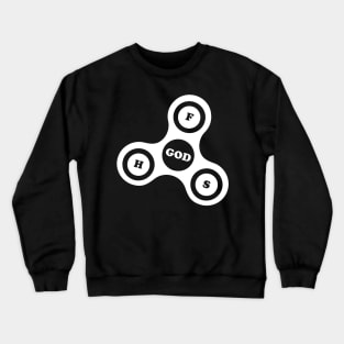 Holy Trinity Christian Fidget Spinner Crewneck Sweatshirt